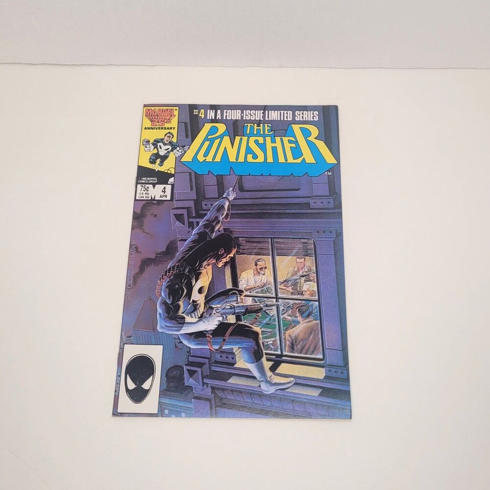 Marvel Comics 1986 The Punisher #4 Limited Series Final Solution Comic